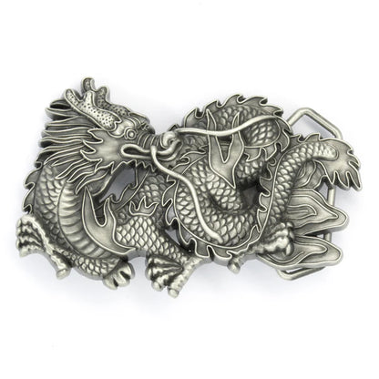 IVAN Dragon Trophy Buckle Antique Tin 38mm (1-1 2") / Mollies New Zealand