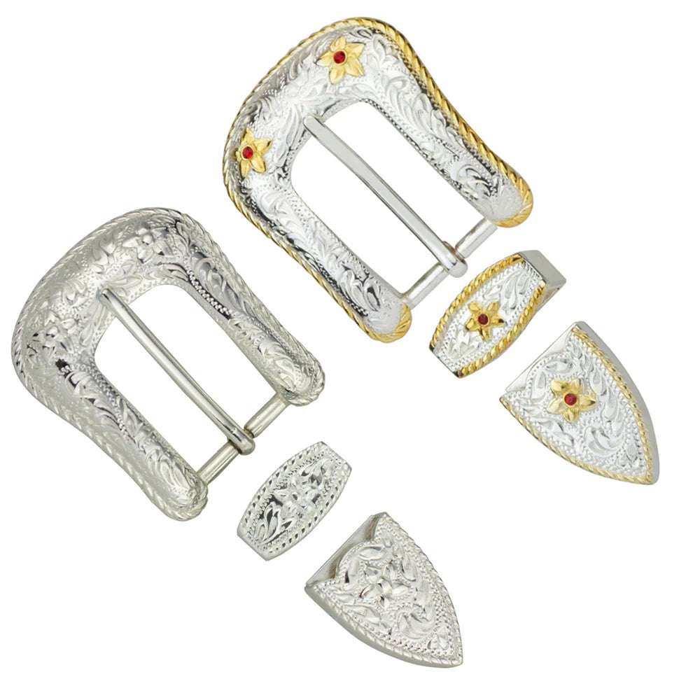 IVAN Engrave Floral Buckle Set / Mollies New Zealand