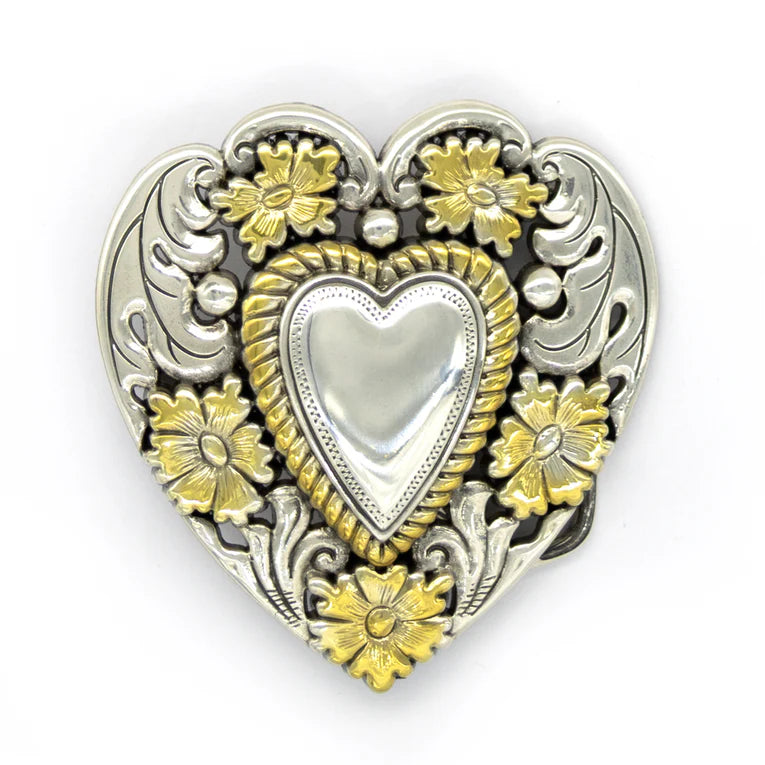 IVAN Floral Heart Trophy Buckle / Mollies New Zealand