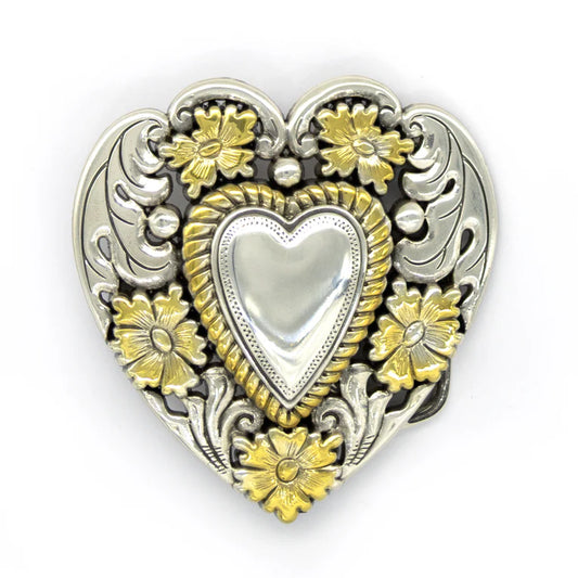 IVAN Floral Heart Trophy Buckle / Mollies New Zealand