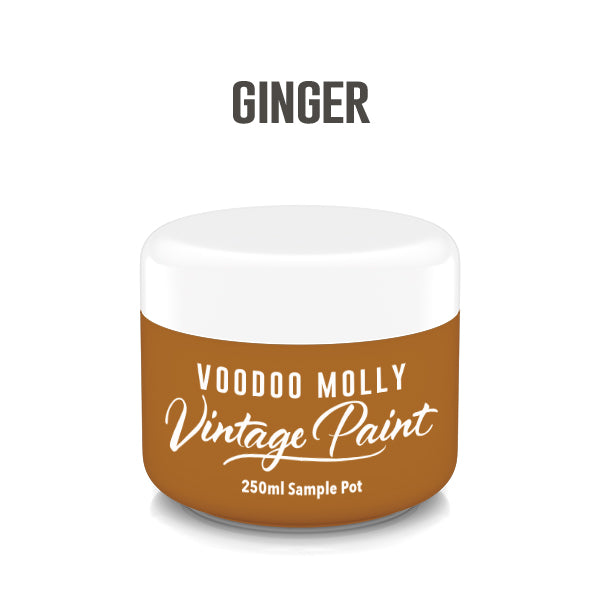 Vintage Paint Ginger (ER) 250ml / Mollies New Zealand