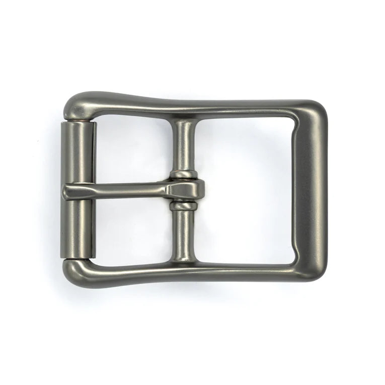 IVAN Center Bar Roller Buckle 38mm (1-1 2") Gunmetal / Mollies New Zealand