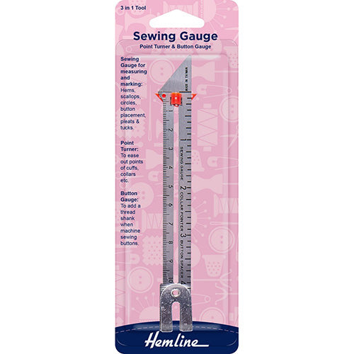 HEMLINE Sewing Gauge / Mollies New Zealand