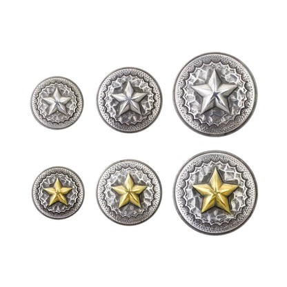 IVAN Hammered Texas Star Concho / Mollies New Zealand
