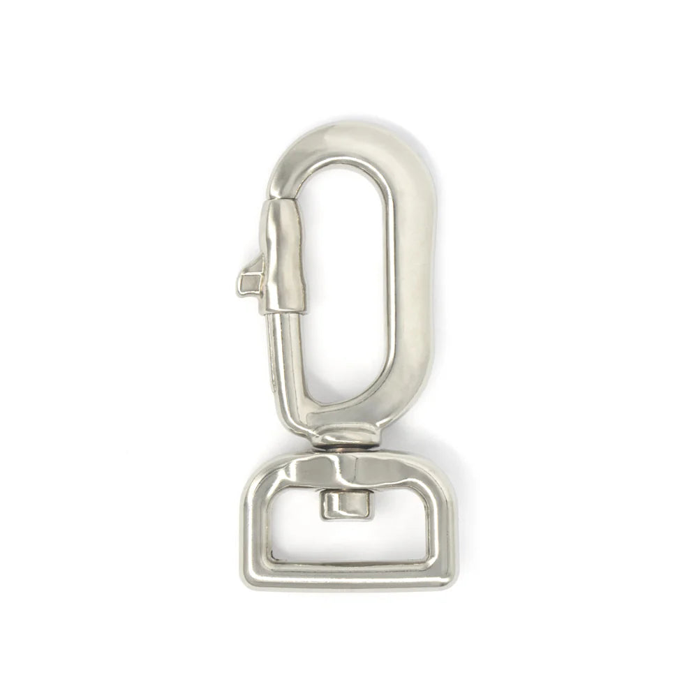 IVAN Heavy Duty Swivel Spring Snap Nickle Plate 25mm (1") Each / Mollies New Zealand