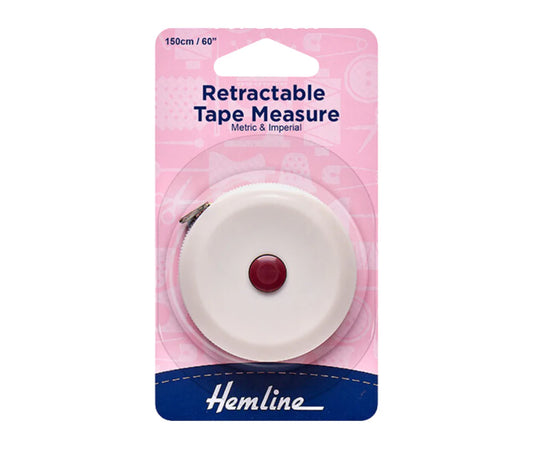 HEMLINE Retractable Tape Measure / Mollies New Zealand