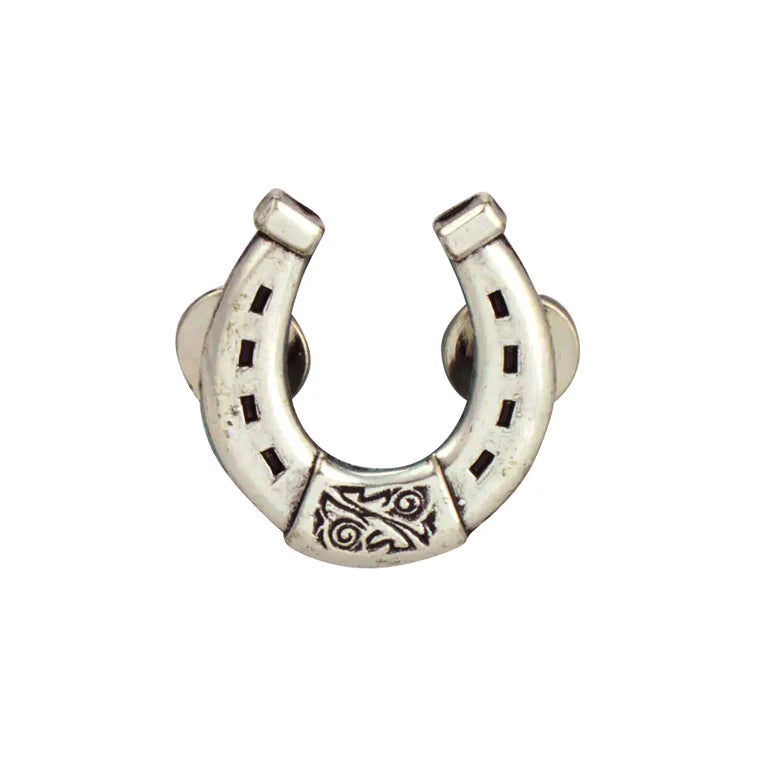 IVAN Horseshoe Concho Antique Silver 27mm (1-1 8") / Mollies New Zealand