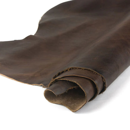 LEATHER Horween Derby / Side Brown Nut Side 4-5oz / Mollies New Zealand