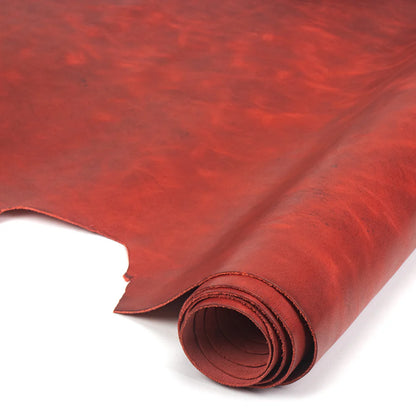 LEATHER Horween Derby / Side Persian Red Side 4-5oz / Mollies New Zealand