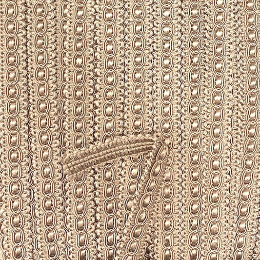 GIMP BRAID Fancy 15mm Cream Beige Per meter / Mollies New Zealand
