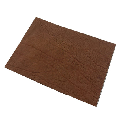 LEATHER / Shrunken Chrome Tan Cut Panel