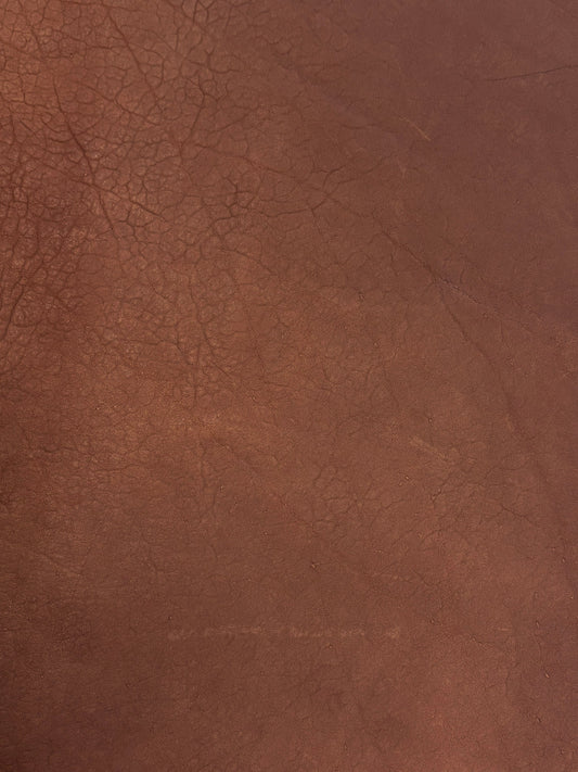 LEATHER / Shrunken Chrome Tan Cut Panel