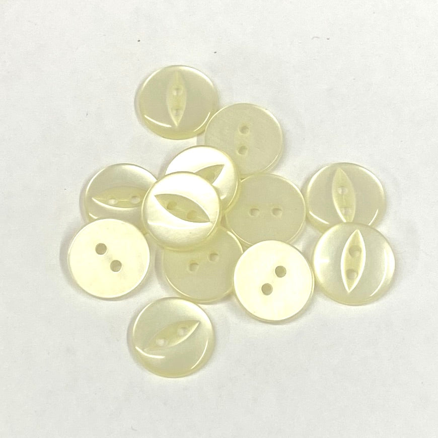 SULLIVANS Button 2-Hole Cream / Mollies New Zealand