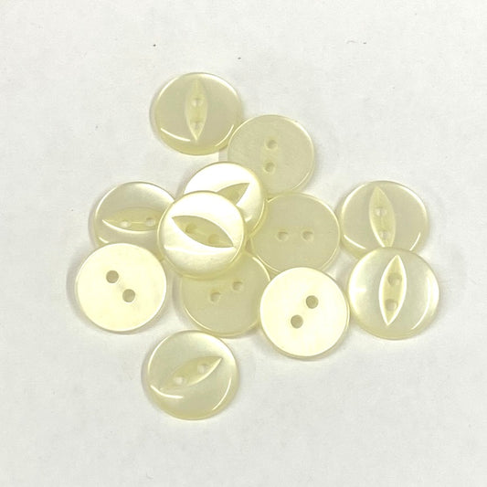 SULLIVANS Button 2-Hole Cream / Mollies New Zealand