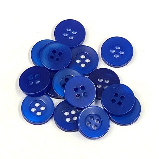 SULLIVANS Button 4-Hole Blue / Mollies New Zealand