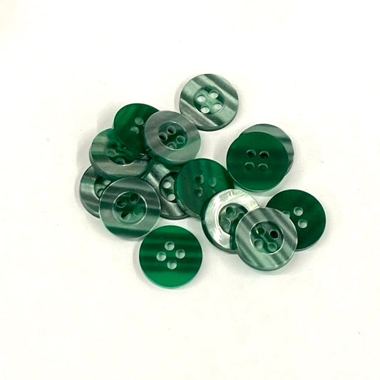 SULLIVANS Button 4-Hole Green / Mollies New Zealand