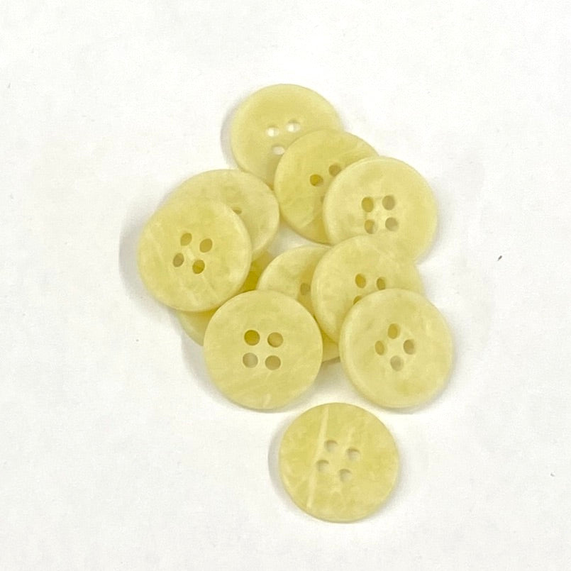 SULLIVANS Button 4-Hole Off White 15mm | Mollies Make And Create NZ