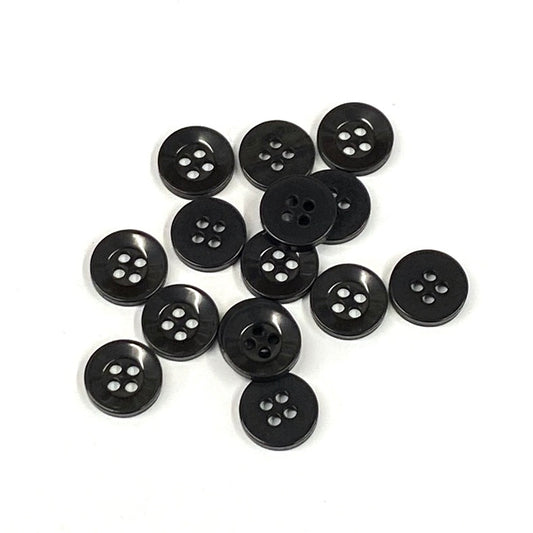 SULLIVANS Button 4-Hole Black / Mollies New Zealand