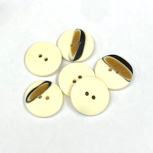 SULLIVANS Button 2-Hole Cream / Mollies New Zealand