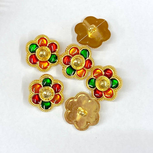 SULLIVANS Button Shanked Multi Gold / Mollies New Zealand