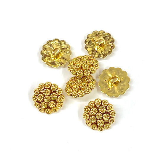 SULLIVANS Button Shanked Gold Plastic 18mm | Mollies Make And Create NZ