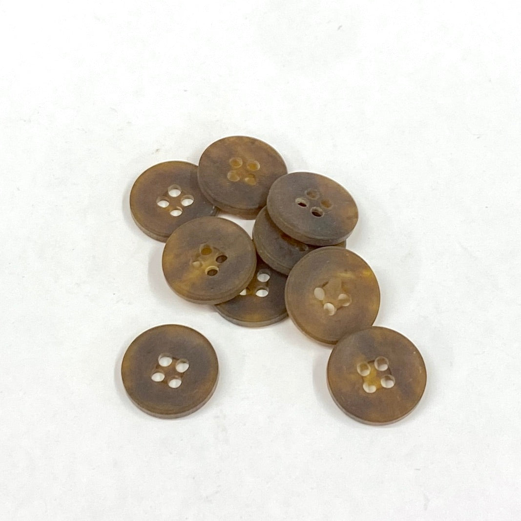 SULLIVANS Button 4-Hole Brown / Mollies New Zealand