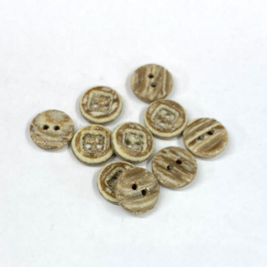 SULLIVANS Button 2-Hole Textured / Mollies New Zealand