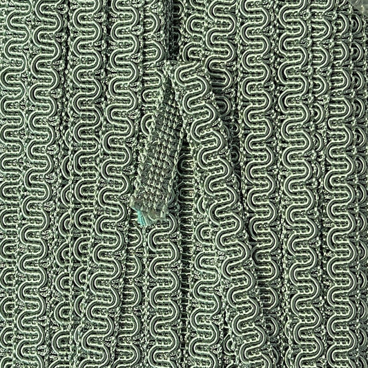 GIMP BRAID Scroll 15mm Fern Per meter / Mollies New Zealand