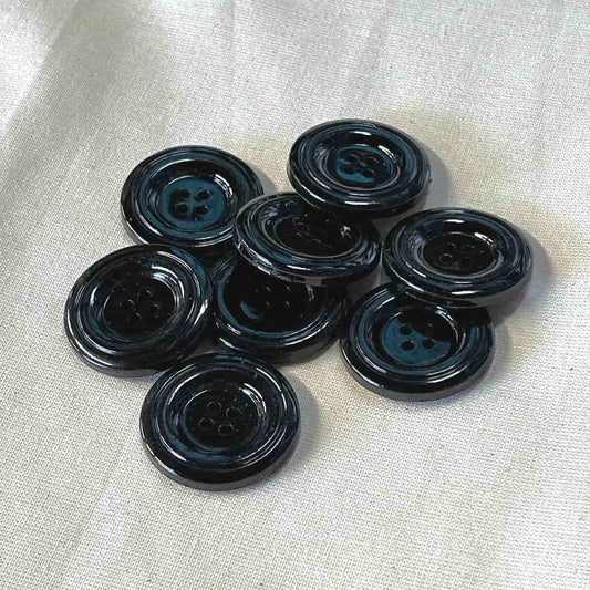 SULLIVANS Button 4-Hole Black / Mollies New Zealand