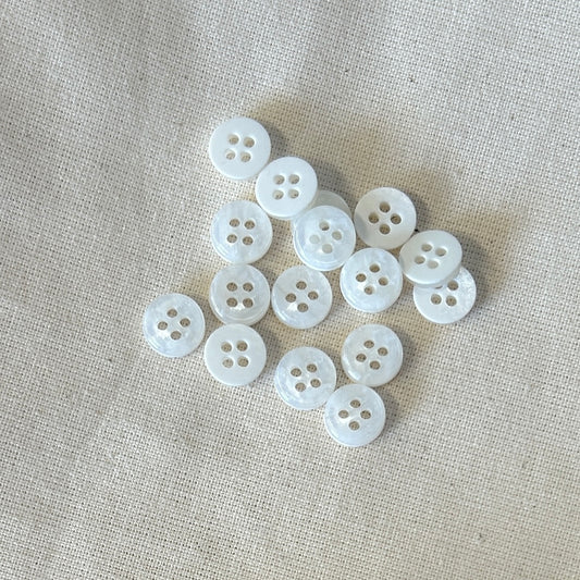 SULLIVANS Button 4-Hole White
