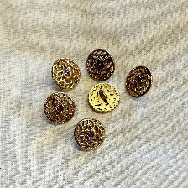 SULLIVANS Button Shanked Gold 16mm / Mollies New Zealand