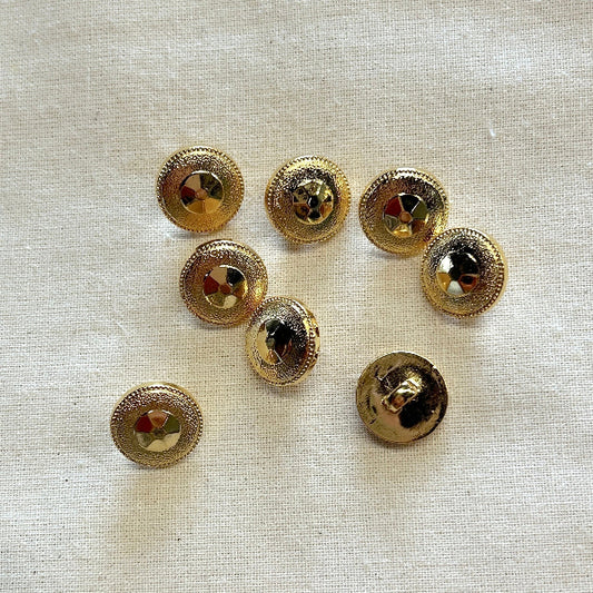 SULLIVANS Button Shanked Gold 15mm / Mollies New Zealand