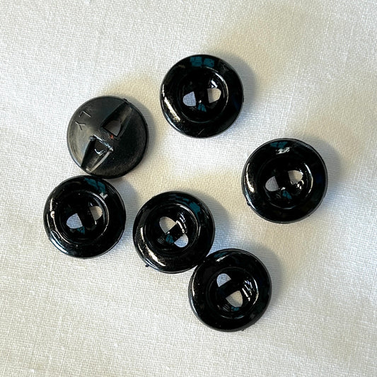 SULLIVANS Button 2-Hole Black