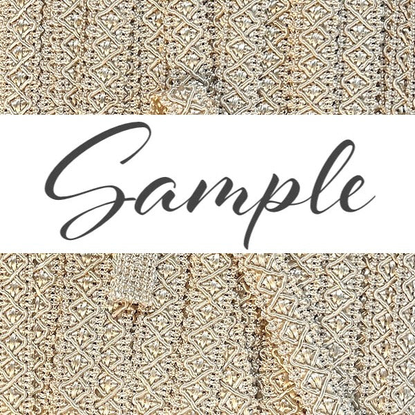 GIMP BRAID Zag 15mm French Cream / Mollies New Zealand