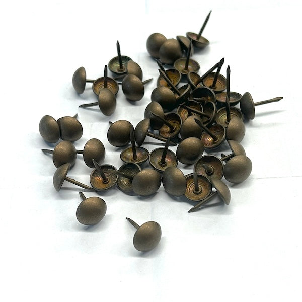CS OSBORNE Decorative Nails Natural Dark 11mm Natural Dark Each / Mollies New Zealand