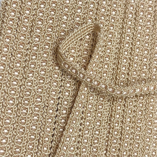 GIMP BRAID Lamp 8mm French Cream Per meter / Mollies New Zealand