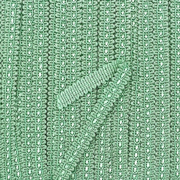 GIMP BRAID Fancy 15mm Mint Leaf | Mollies Make And Create NZ