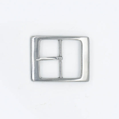 IVAN Carnaby Center Bar Buckle [discon] Nickel Plate 38mm (1-1 2") / Mollies New Zealand