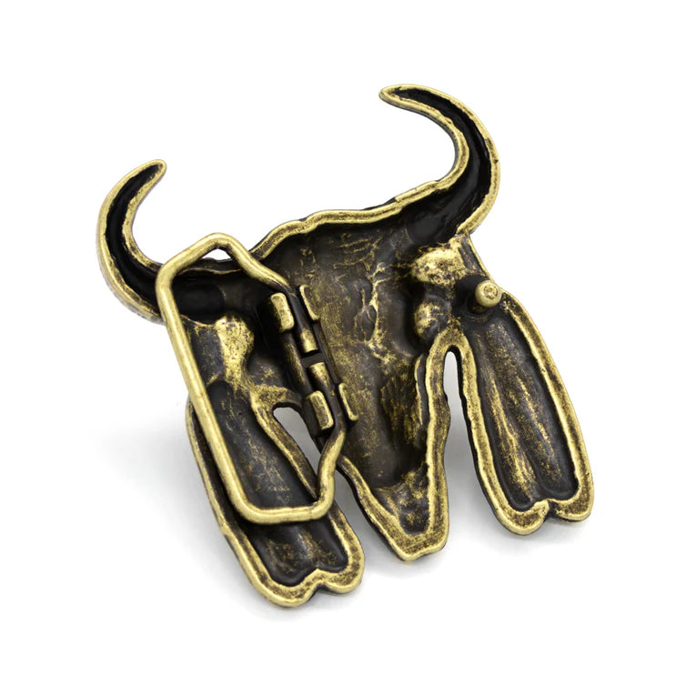 IVAN Steer Skull Trophy Buckle / Mollies New Zealand