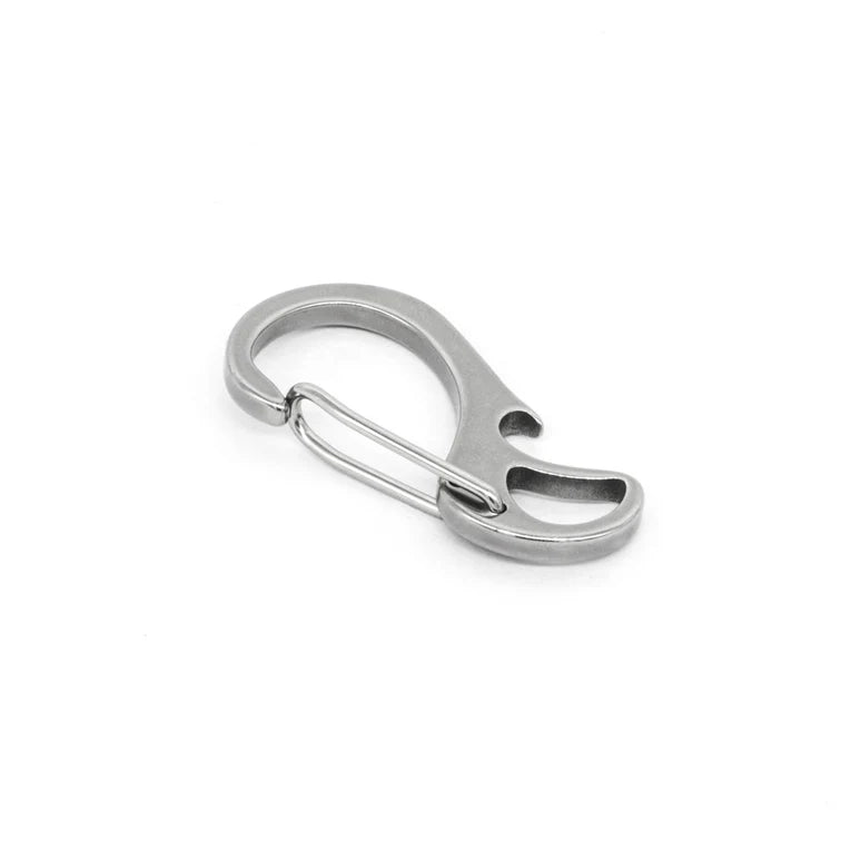 IVAN Stainless Carabiner Bottle Opener Stainless Steel 23mm (7 8") Each / Mollies New Zealand