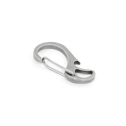 IVAN Stainless Carabiner Bottle Opener Stainless Steel 23mm (7 8") Each / Mollies New Zealand