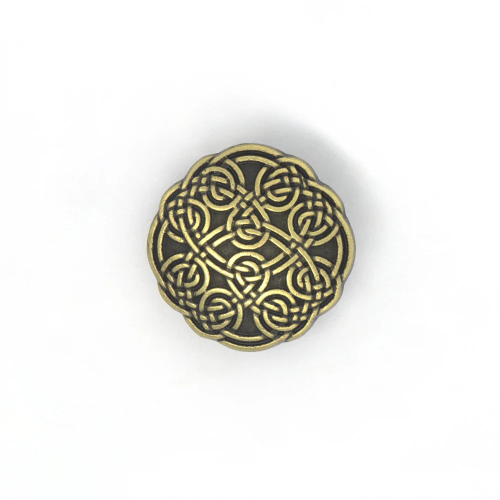 IVAN Dara Knot Concho Antique Brass 30mm (1-1 4") / Mollies New Zealand