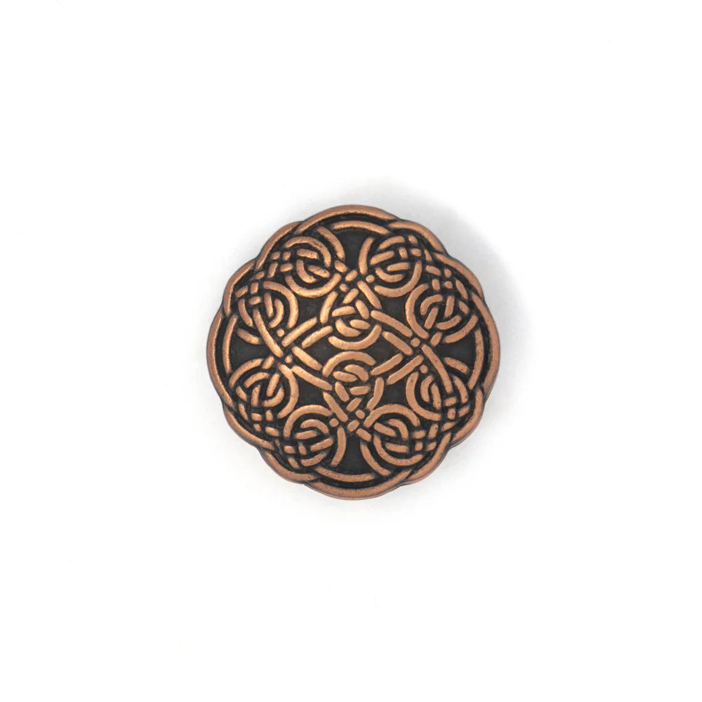 IVAN Dara Knot Concho Antique Copper 30mm (1-1 4") / Mollies New Zealand