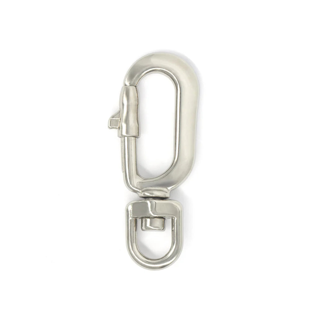 IVAN Heavy Duty Swivel Spring Snap Nickle Plate 12mm (1 2") Each / Mollies New Zealand