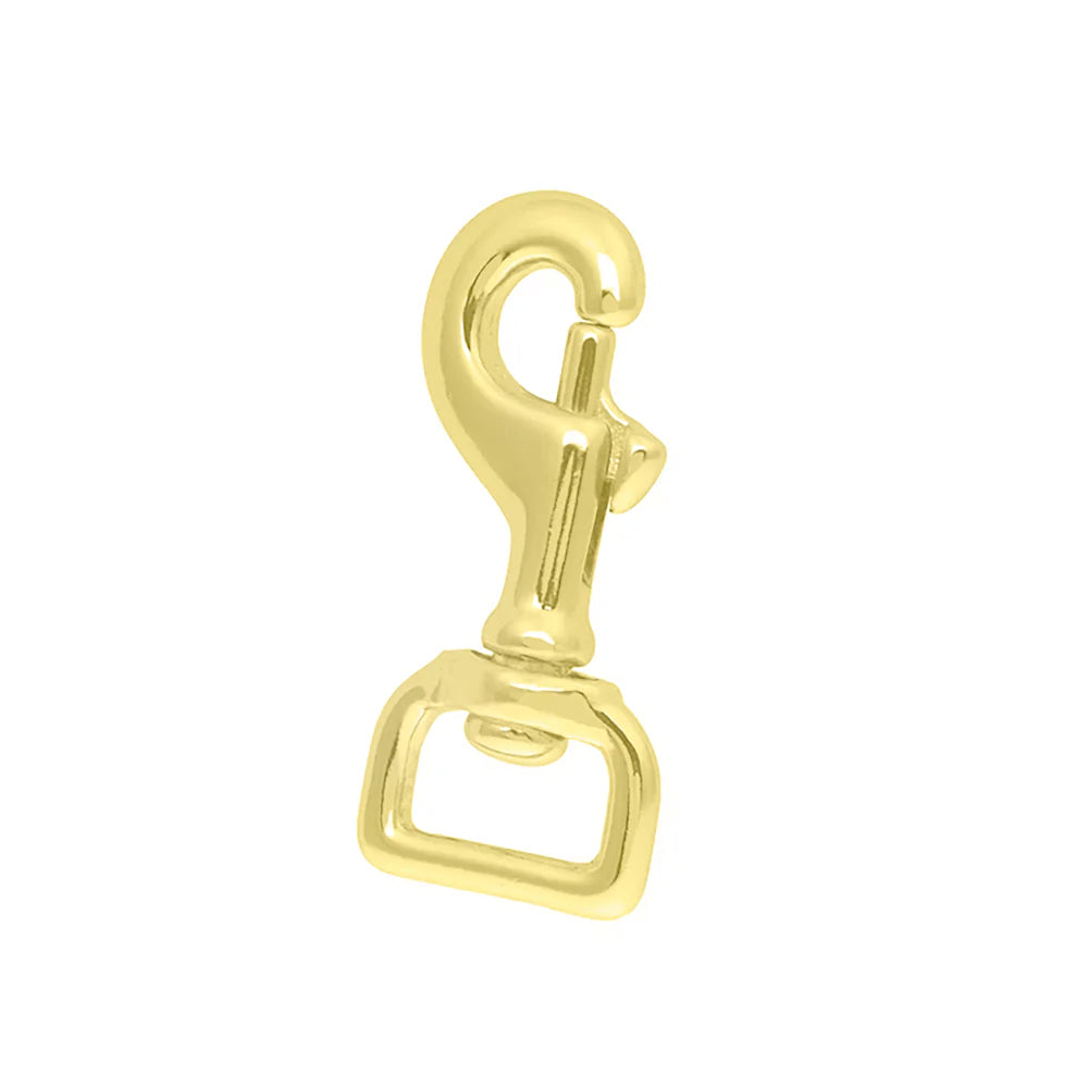 IVAN Solid Brass Swivel Spring Snap Solid Brass 20mm (3 4") Each / Mollies New Zealand
