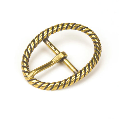 Ivan Spiral Center Bar Buckle Old English Brass 35mm (1-3 8") / Mollies New Zealand