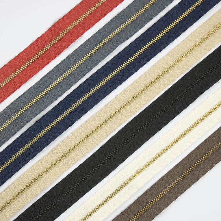 IVAN Brass #3 Zipper Tape / Mollies New Zealand