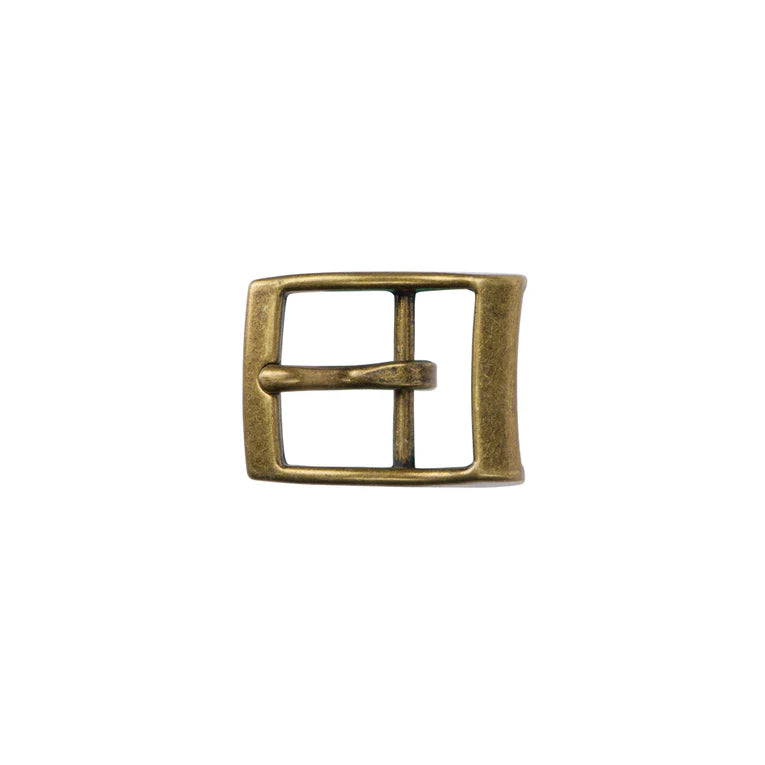 IVAN Center Bar Jaxon Buckle Antique Brass 25mm (1") / Mollies New Zealand