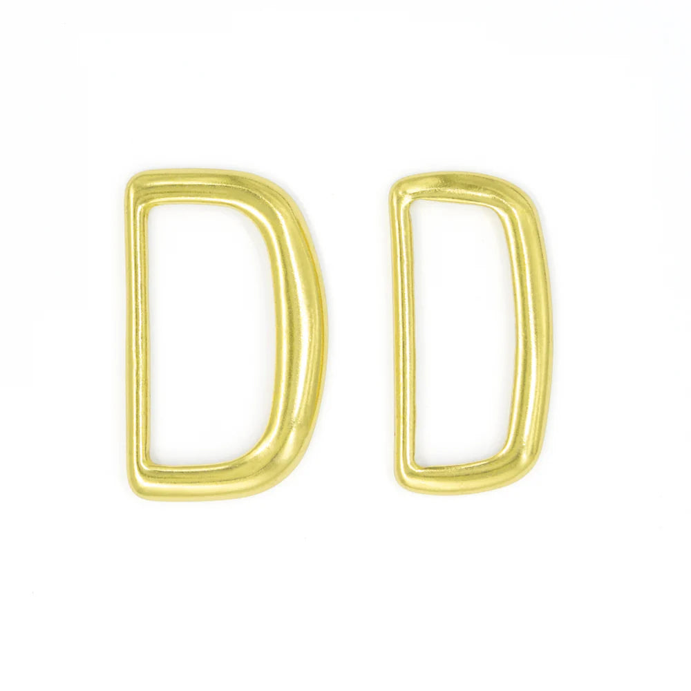 IVAN Kangaroo Buckle Set Solid Brass 38mm (1-1 2") 2 Piece / Mollies New Zealand