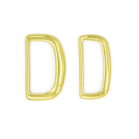 IVAN Kangaroo Buckle Set Solid Brass 38mm (1-1 2") 2 Piece / Mollies New Zealand